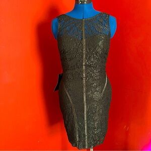 NWT Bebe Frosty Lace Dress